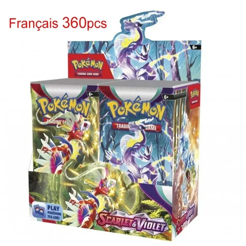 Pokémon Karten tcg: 324 Stück Obsidian Flammen scharlachrot & violett Booster Box 36er Pack Box seltene Booster Pack Sammler karte Spielzeug Geschenke