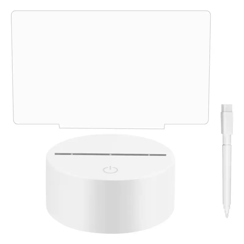 

A98Z Note Board Creative LED Night Light USB Message Board Holiday Light With Pen Gifts For Decoration Night Lamp