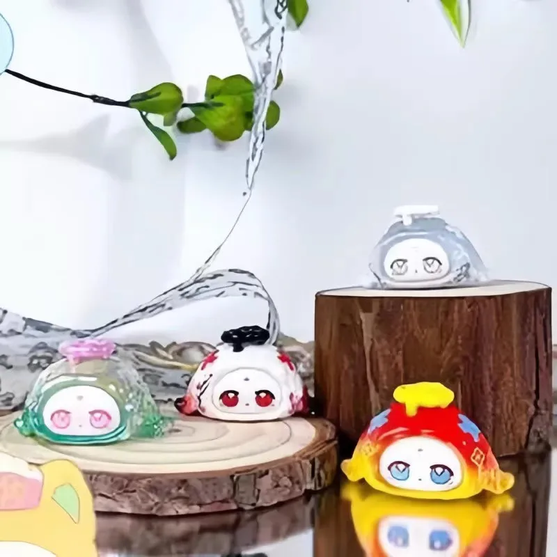 Bunny Strawberry Mustard Cute Mini Blind Box Trendy Desktop Decoration Toy Lovely Bean Design  Ancient Style Series Mini Figures