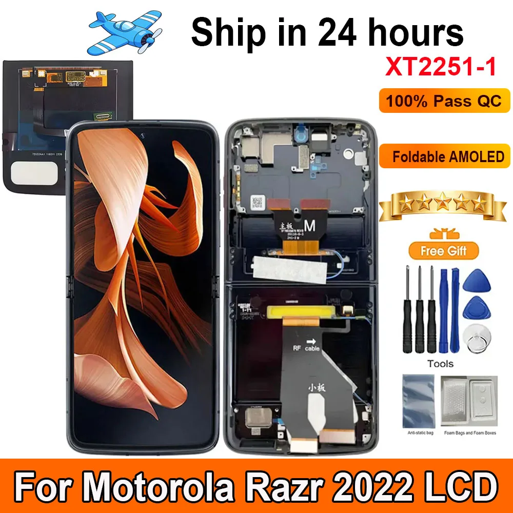67-for-motorola-razr-2022-lcd-display-screen-touch-panel-digitizer-replacement-parts-screen-27-second-external-razr-2022-lcd