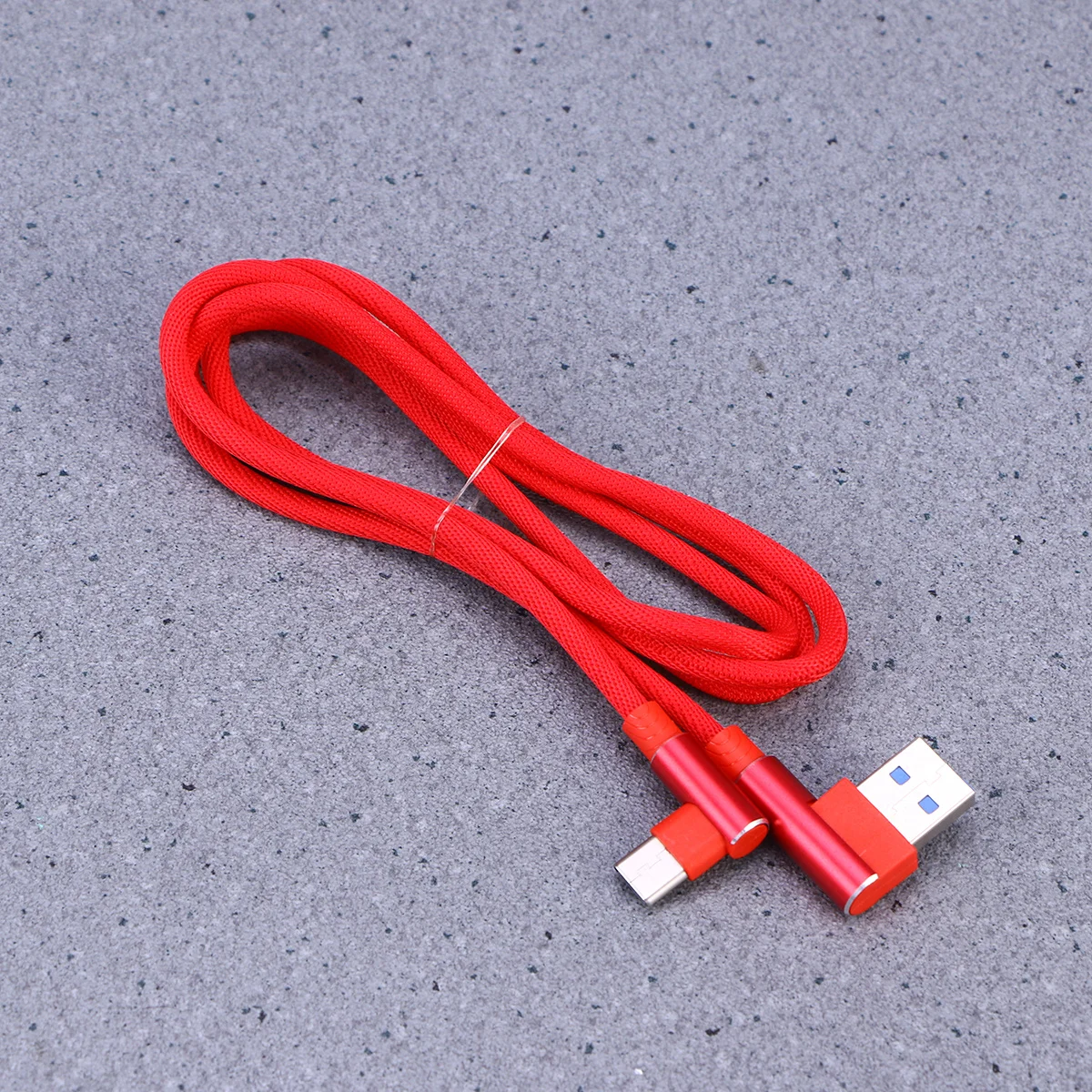 Cabo USB tipo C de 1m trançado de carregamento rápido 2.4a cabo de ângulo reto compatível com tablets Huawei Note