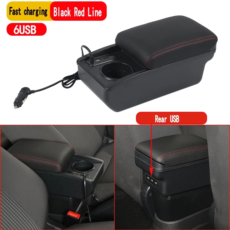 Rusland KIA K2 Rio 3 Armleuningbox elleboogsteun centrale inhoud opbergkoffer console opbergruimte