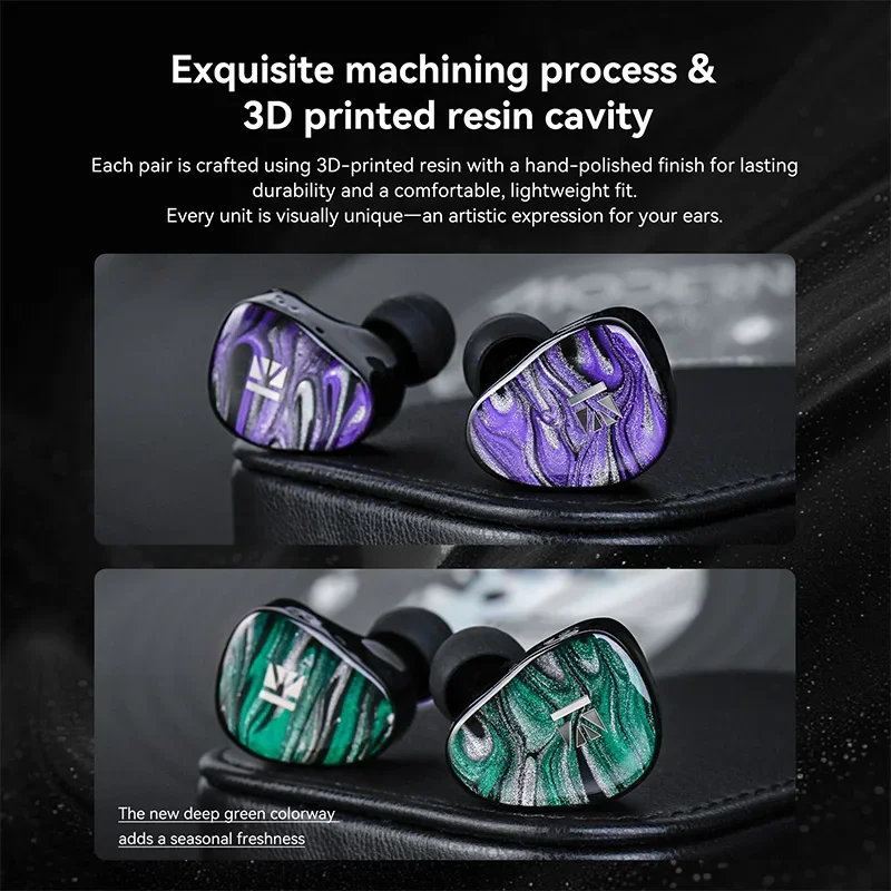 

Наушники KBEAR Alkaid KB03 проводные IEM, гибридные наушники с 1DD+1BA+костной проводимостью, динамический драйвер с бериллиевым наполнением, 3D-печатная полимерная оболочка