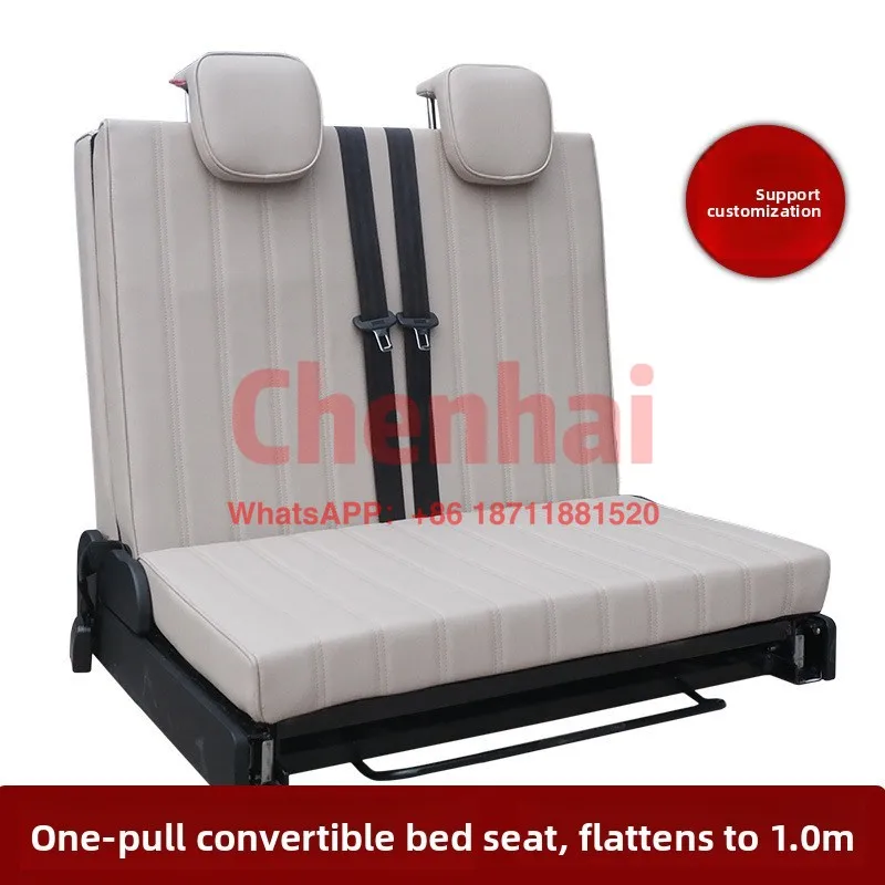 

Автокресло по индивидуальному заказу, автомобильный кемпер-кровать, кресло-кровать для автофургона, тройное и однокровное сиденье, можно настроить