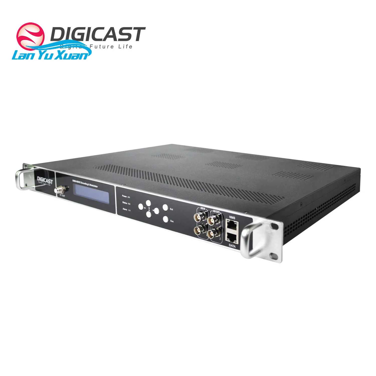 DMB 9581E Multi-Channel H.264 24-Channel for 16RF DVBT ISDBT DVBC Digital RF Encoding Multiplexing Modulator Supports IP Output