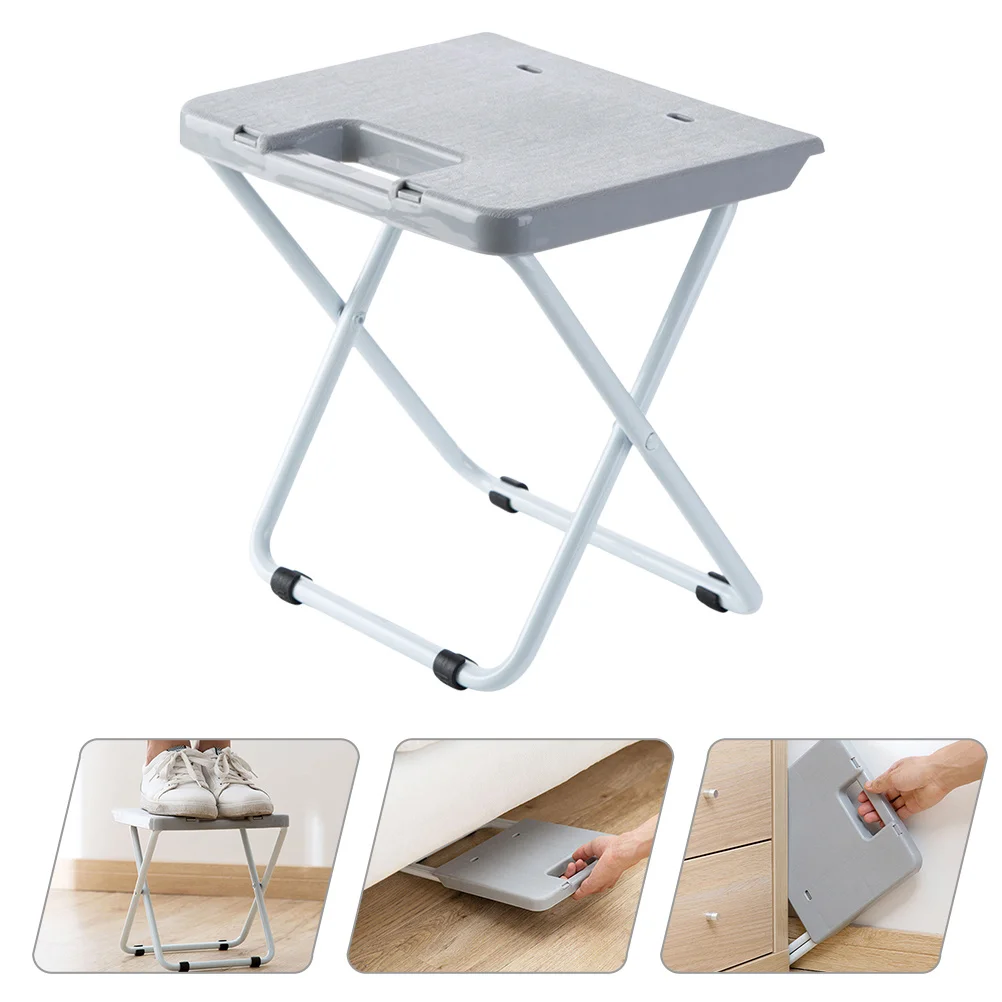

1pc Folding Stool Portable Lightweight Durable Outdoor Chair For Camping Fishing Picnic Garden Anti-Slip Foldable Plastic Stool