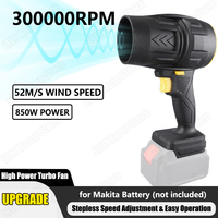 Turbo jet fan 300000RPM Electric Blower Turbo Jet Fan Violent Blower Car Dryer Handheld Dust Blowing Tool for Makita Battery