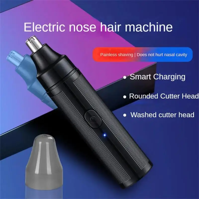 

Electric Nose Hair Trimmer USB Charging Nasal Cavity Cleaning Artifact Nose Hair Scissors Ear Razor Removal Shaving Tool Face