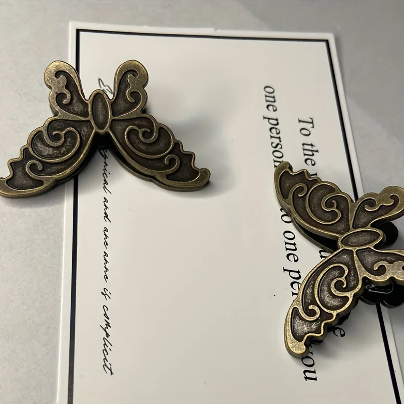 Butterfly Metal Paper Clip,Loose Leaf Folder, Diary Clip, Notebook Accessory, Decorative Clip, Suitable for Office, Home DIY Use