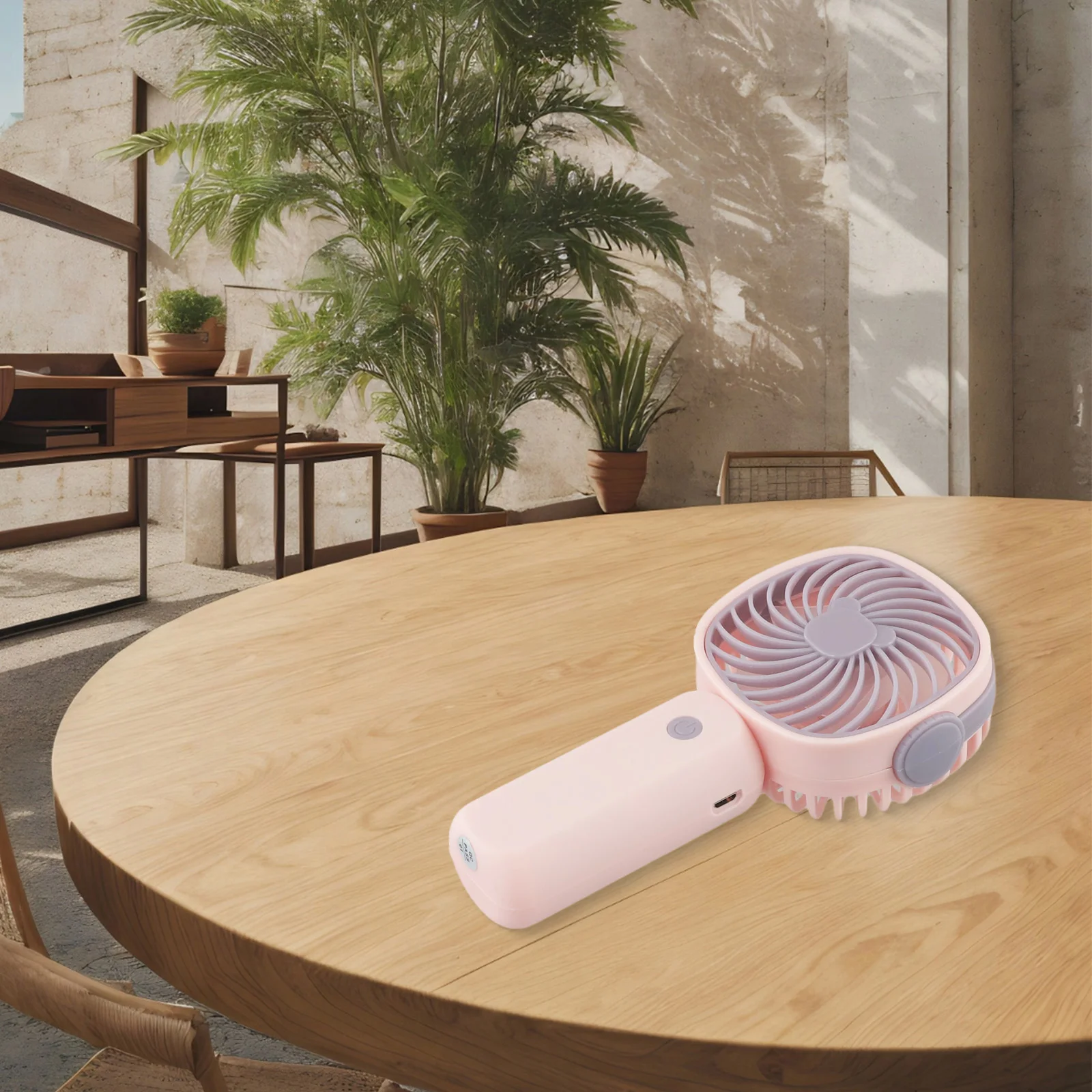 

Прочный, новый, высококачественный, долговечный ручной вентилятор, портативный вентилятор 8,8x5,3x17 см, настольное портативное летнее место