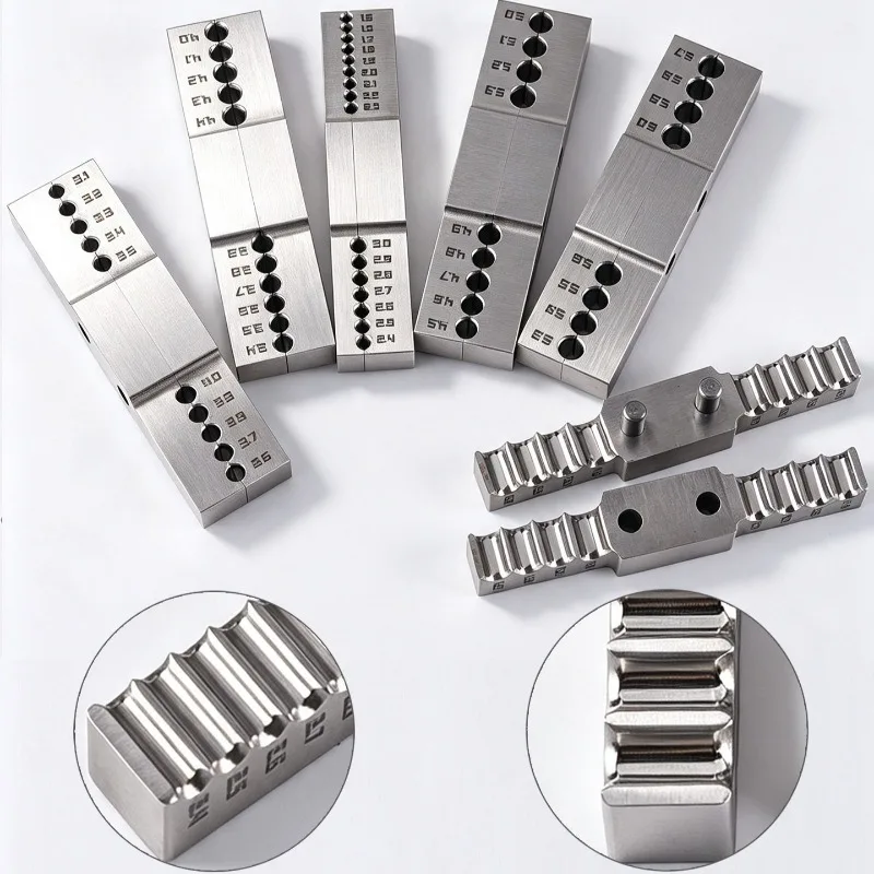 Bracelet Shaping Mould Ring Welding Mouth Shaper Solid Plain Ring Welding Mouth Repair Processing Steel Mould Gold Tool
