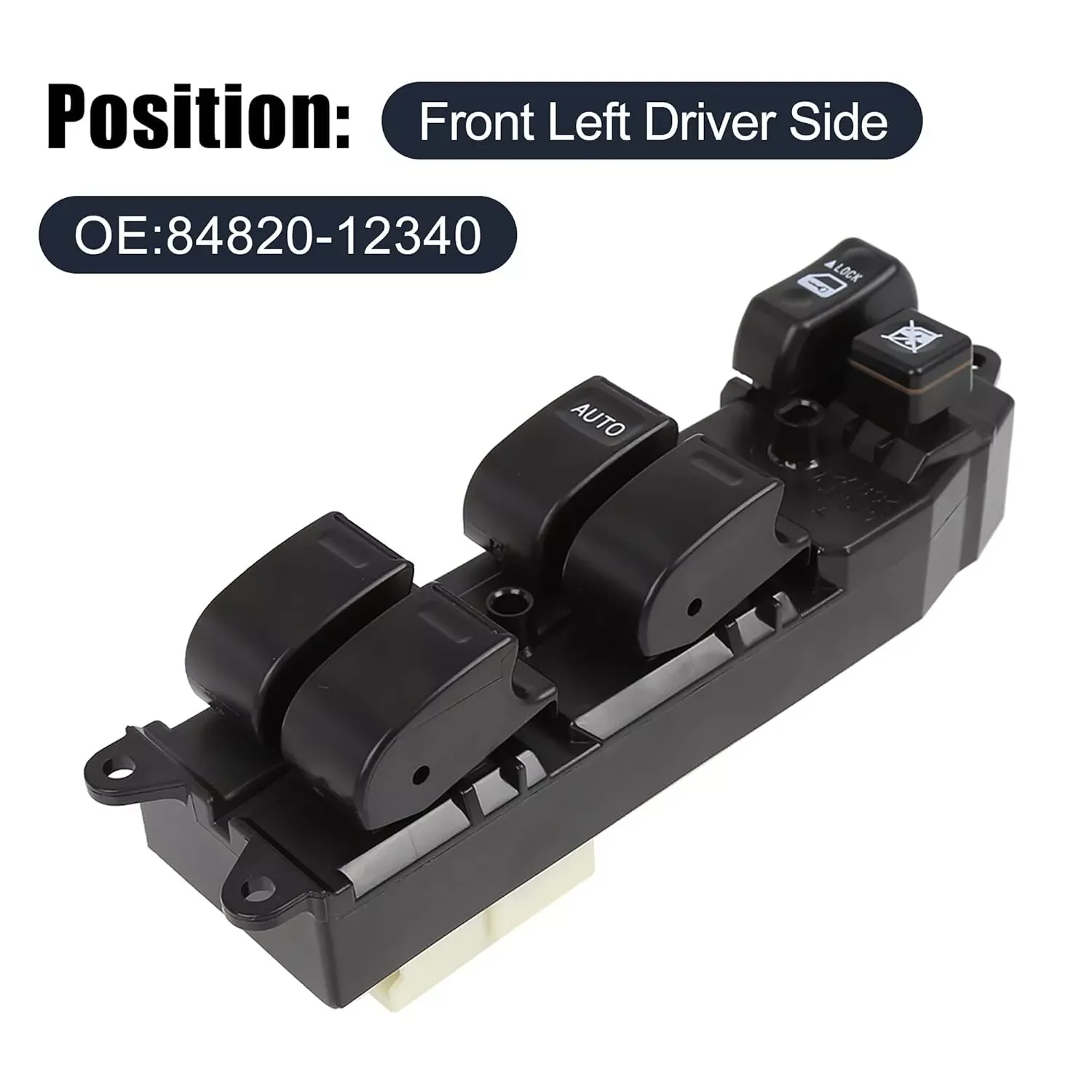 1 High quality Driver Power Window Switch 14+7PIN 84820-12340 For Toyota Corolla RAV4 1998-2000 8482012340 FREE SHIPPING!!!