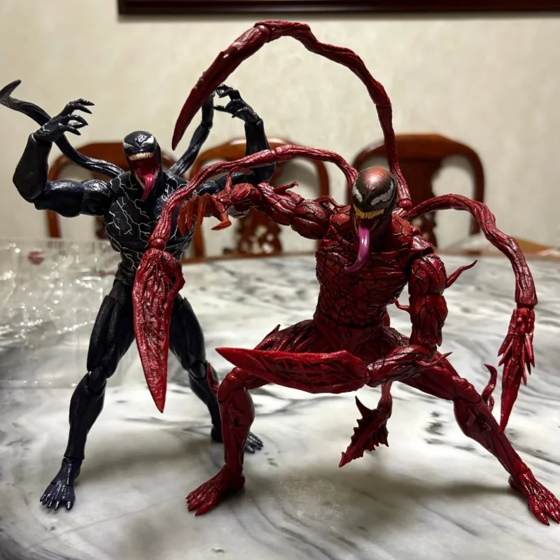 

Shf Venom Last Dance Surrounding Massacre Spider Man Joint Mobile Doll Handmade Male Toy Model Handheld Collection Desktop Decor
