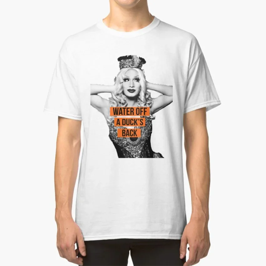 Jinx T - Shirt Water Off A Ducks Back Jinkx Monsoon Rupauls Drag Race   Winner Drag Queen  oversized t shirt