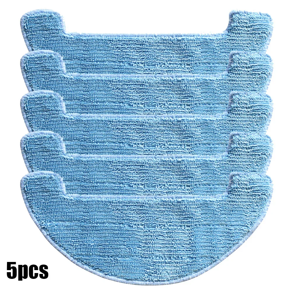 

5pcs Wet Dry Vacuum Mop Cloths For Coredy R550 R750 R580 Robot Vacuum Cleaner Mopping Cloth Rag Parts Sweeper Cleaning Tools