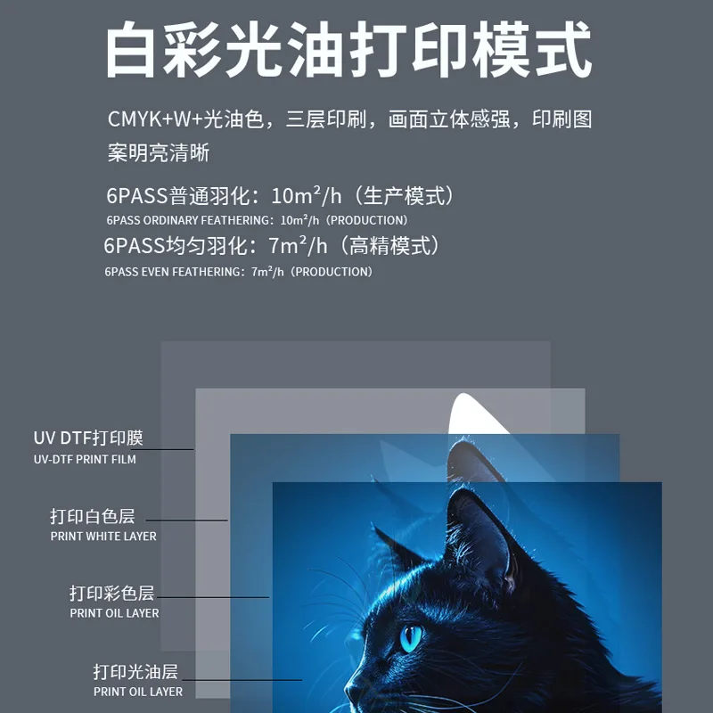 

2025 hot sale T-shirt clothing mask pattern digital textile fabric DTF printing clothes A3 white ink offset heat transfer printe