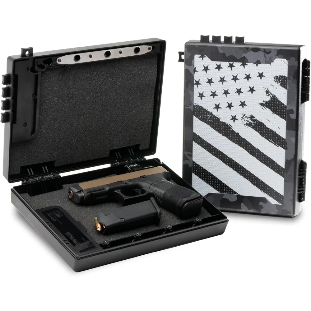 

Альтернатива STOPBOX Gun Safe — тактическое хранилище пистолета, портативный футляр для оружия с мгновенным доступом, коробка с замком для оружия TSA для быстрого использования
