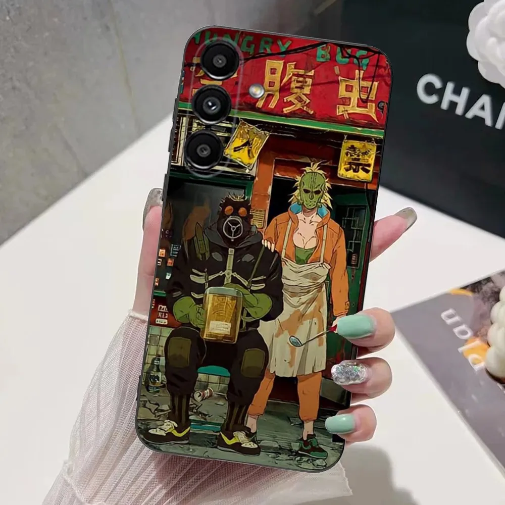 D-dorohedoro anime capa de telefone para samsung s24, s21, s22, s23, s30, ultra, s20, plus, fe, lite, note, 10,9,5g capa macia preta