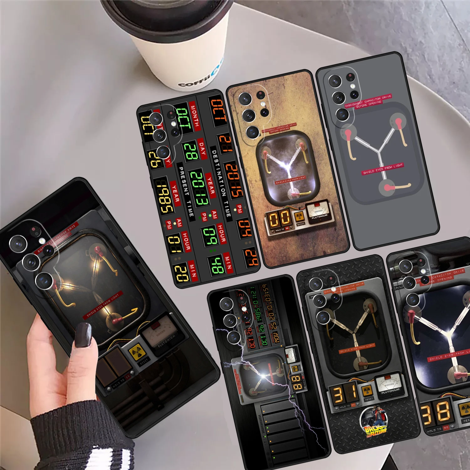 Back to the Future Flux Capacitor Redux Phone Case Cover For Samsung Galaxy S24 Ultra 23 S22 Plus S21 FE S20 S9 S10 Note 10 Pro