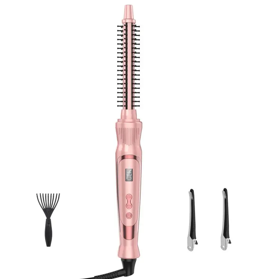 

Круглая термощетка для завивки волос 1,2 дюйма, маленькая щетка для объема 0,5 дюйма, керамическая турмалиновая термощетка с ионным нагревом, мини-щетка для завивки