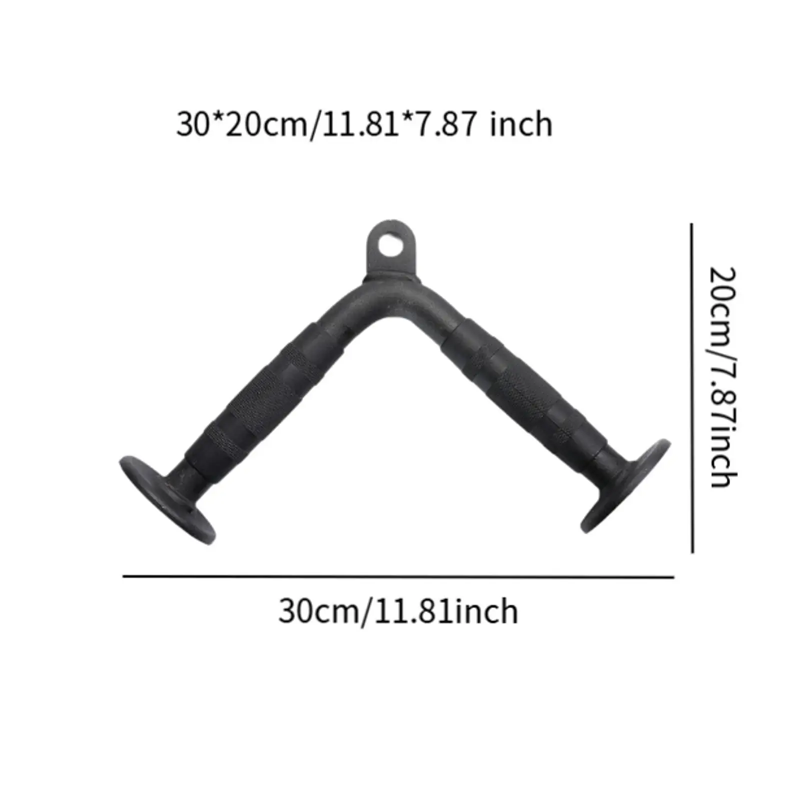 Tricep Press Down Bar V Shaped Bar Multi Gym Attachment Exercise Handles Home Gym Pulley Cable Machine Attachment V Handle