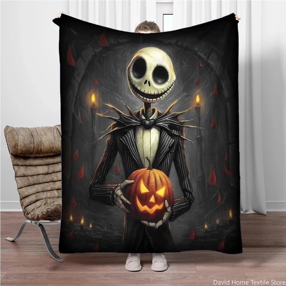 MINISO Christmas Eve Horror HD Print Blanket.Four Seasons Blanket.Office,Chair,for Sofa,Living room,Travel Picnic Blanket Gifts