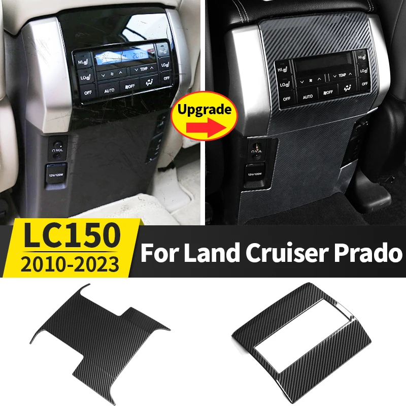 For Toyota Land Cruiser Prado 150 Fj150 Armrest Storage Box Air Conditioning Tuyere Anti-Kick Interior Modification Accessories