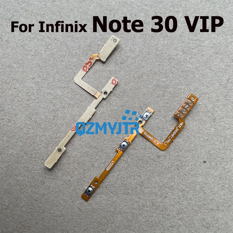 New For Infinix Note 30 30i Pro VIP 5G Volume Power Button Power Volume Side Keys Buttons Switch Flex Cable