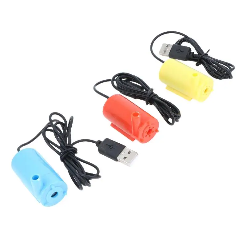 *Mini USB Submersible Water Pump Low Noise Portable Submersible Water Pump Hydroponic Fish Tank Circulating Water Craft Fountain
