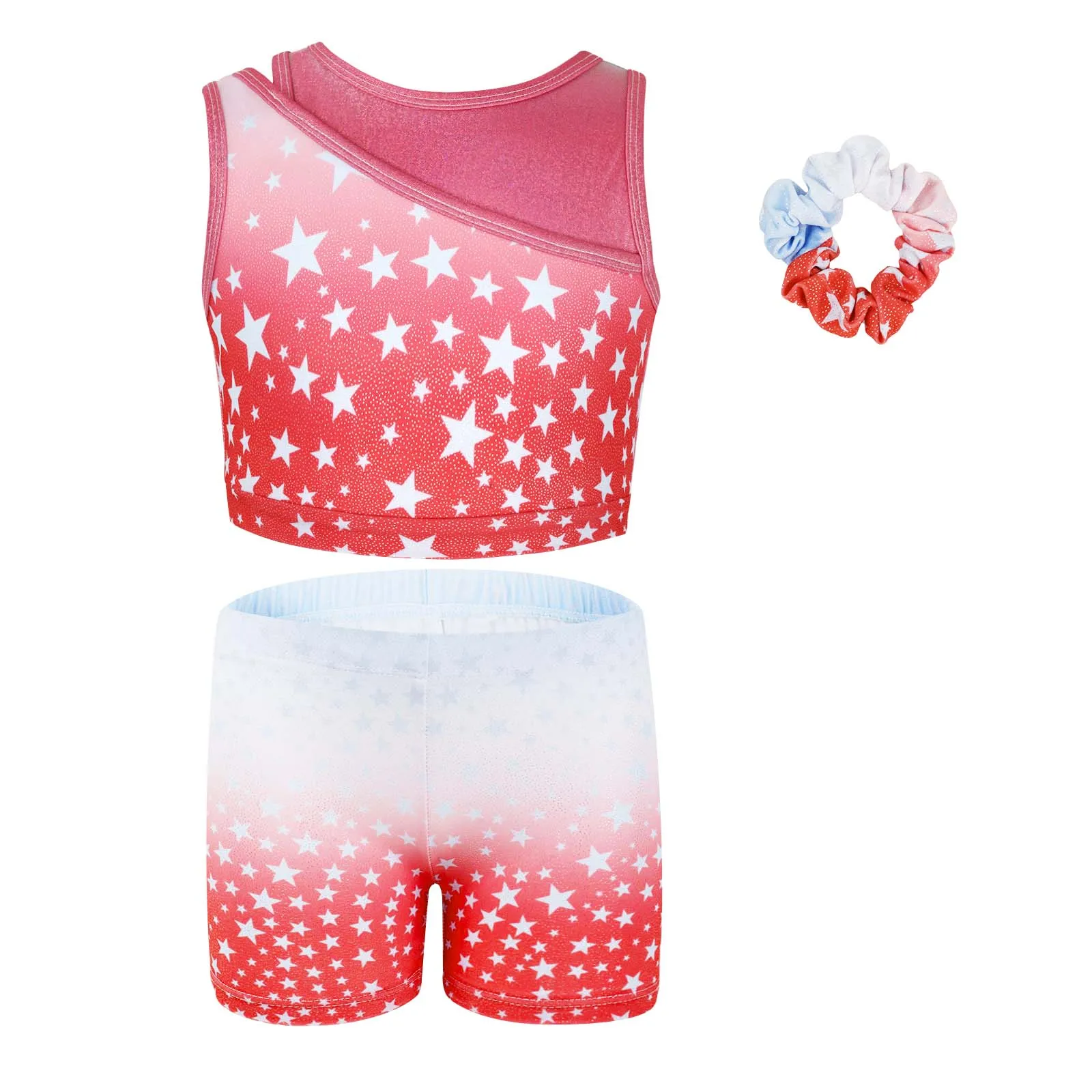 Training Dance Wear Gymnastics Clothing Sleeveless High Quality Children Kids Girls Ballet Leotards with Hair Band