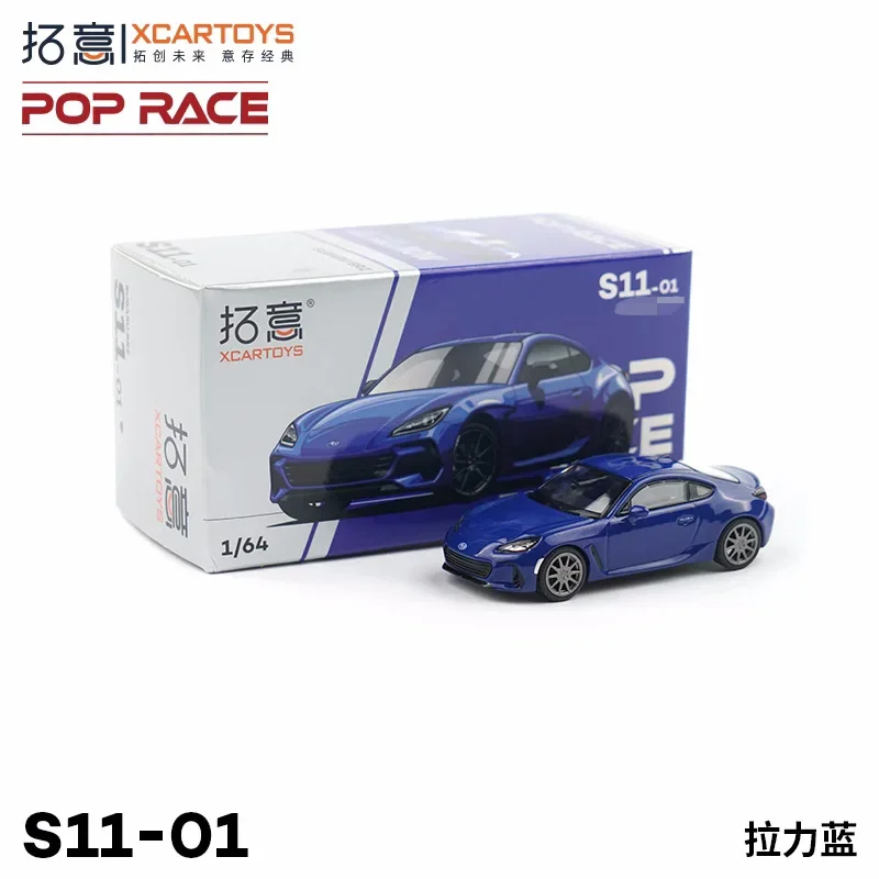 

XCarToys x Pop Race 1:64 BRZ Blue Diecast Model Car