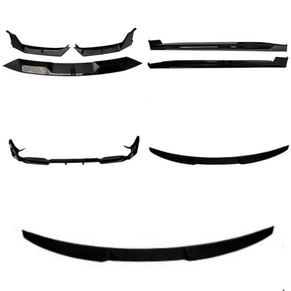 PP Stoving varnish Car Front Rear Lip Side Skirt For Xiaomi Su7 Modified Tail Wing Rear Spoiler Auto Accessories
