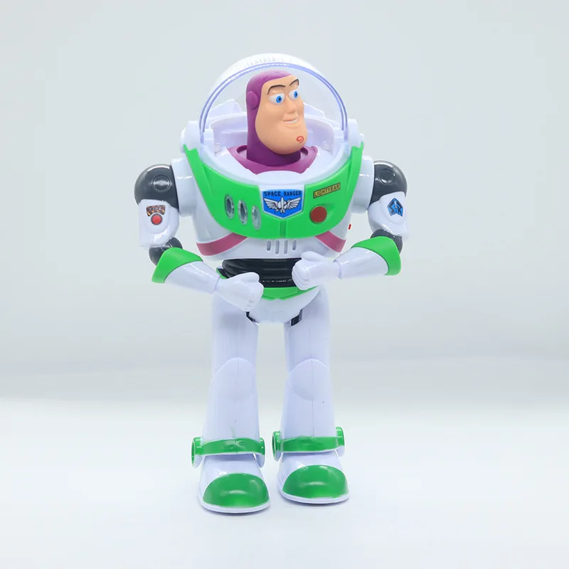 شخصية ريترو توي ستوري باز لايت يير، لعبة المشي والصوت الكهربائية مع تضيء، هدية عيد الميلاد للأطفال