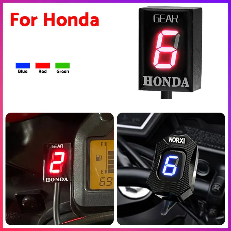 

gear indicator for motorcycle honda CB1100SF CB600S CBR150 CBR600 F3 F4 F4i FS CBR929RR CBR1100XX 599 919 Hornet VFR750 Speed 6