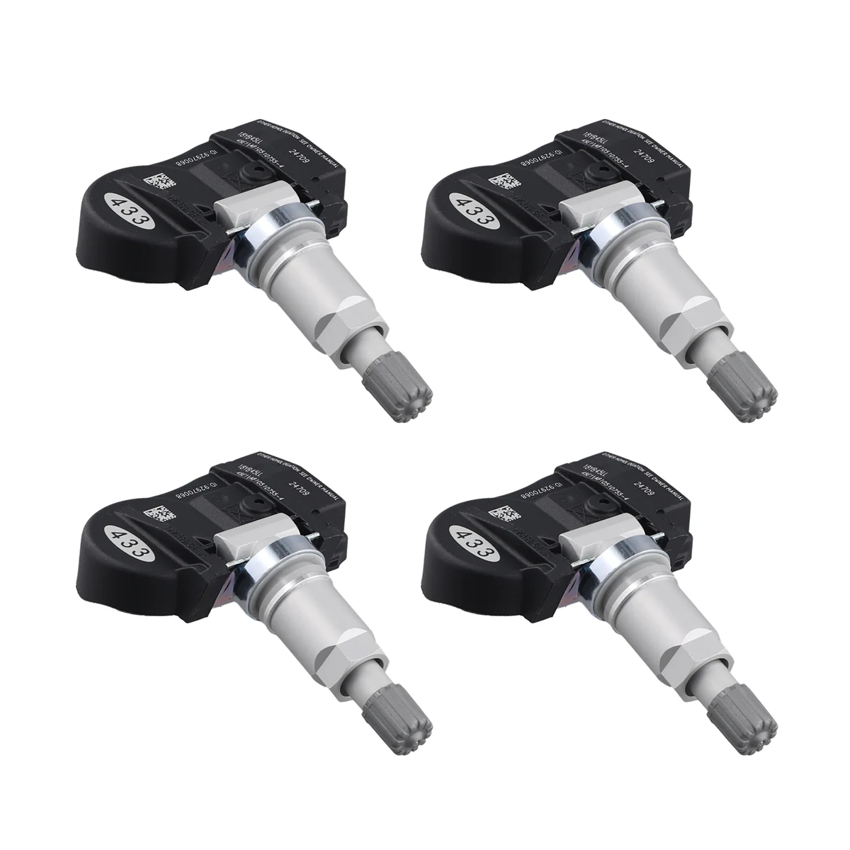 4Pcs Car TPMS Tire Pressure Sensor Tire Pressure Detector 56029527AA for Chrysler 300 Sebring Dodge