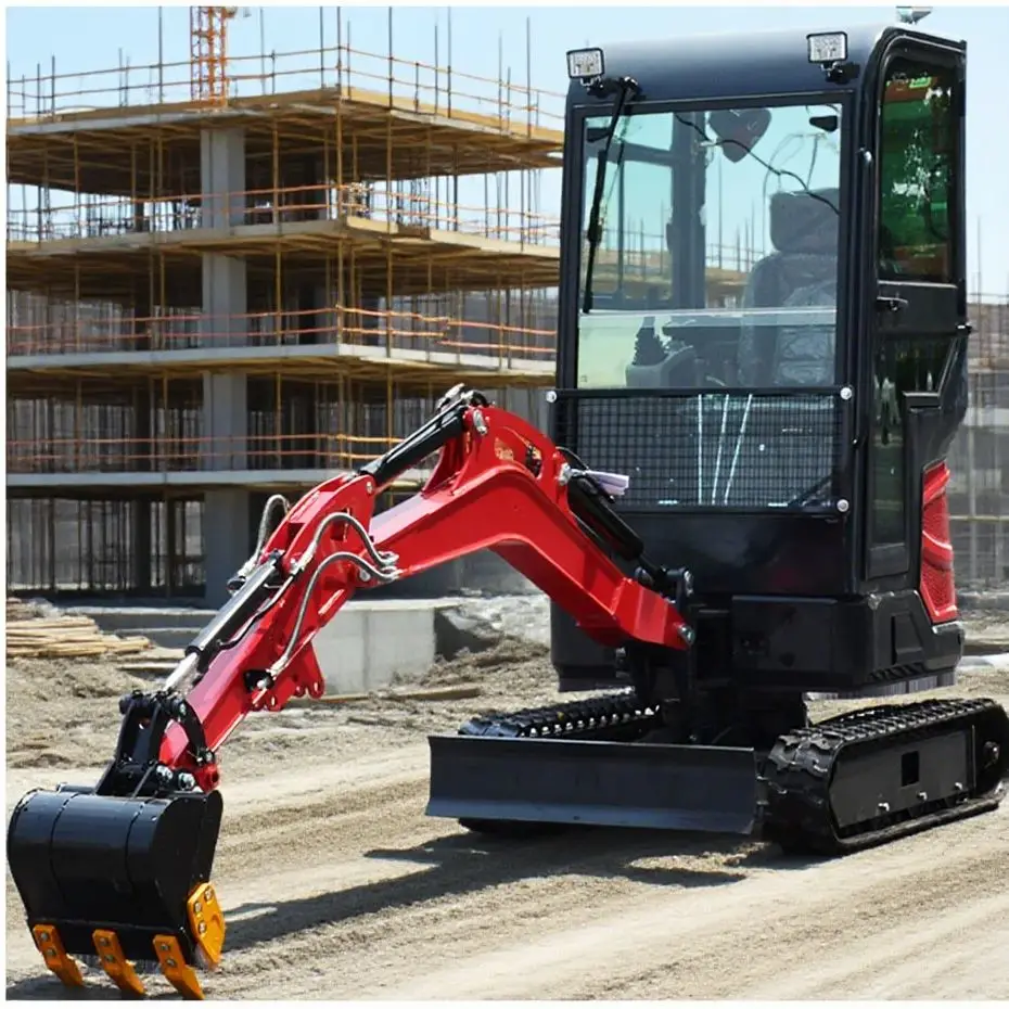 

Small excavators for construction machinery are selling well 1.8-ton mini excavators with driver's cab are on sale