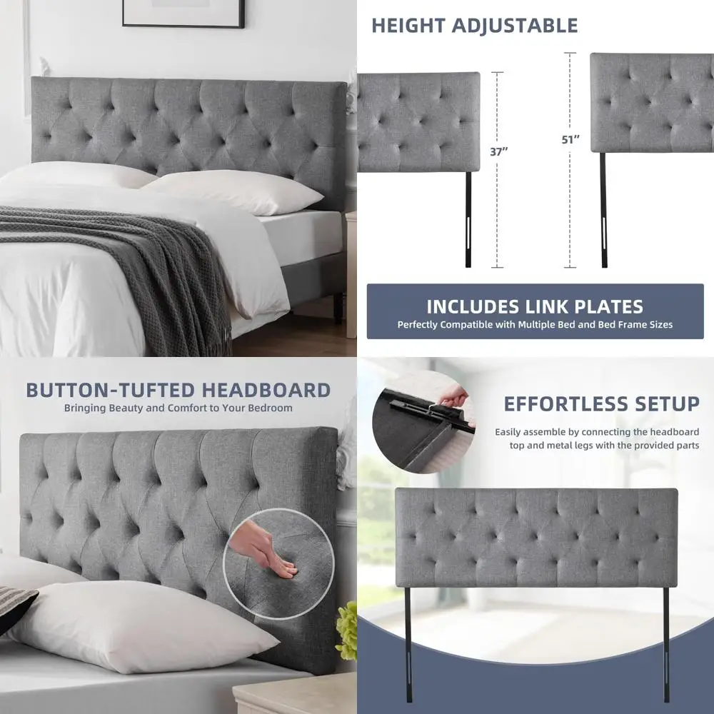 Twin Size Linen Uph… - image