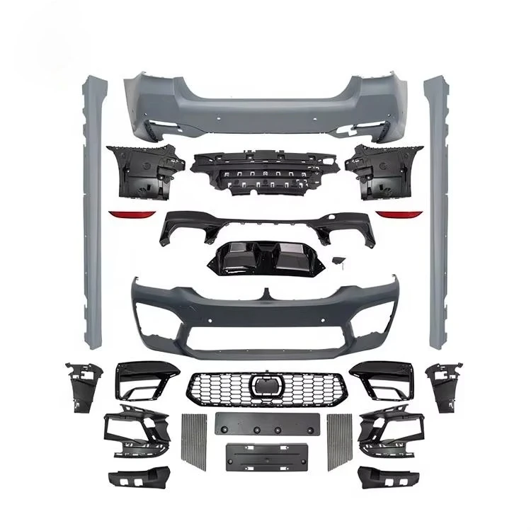 forFor BMW G30 Old to New LCI M5 Style Bodykit Front Car Bumper Rear Bumpers with Grille Facelift