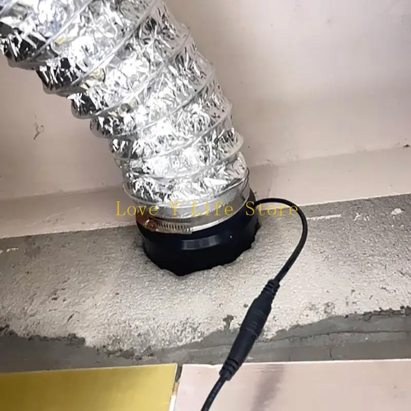 L74C Risparmio energetico Ventola estrattore a 12 V per ventilazione efficiente in serra