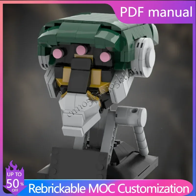 

Moc 333 Parts Star Battle General Kalani Helmets Model Building Blocks Bricks Diy Education Assembly for Kids Popular presents