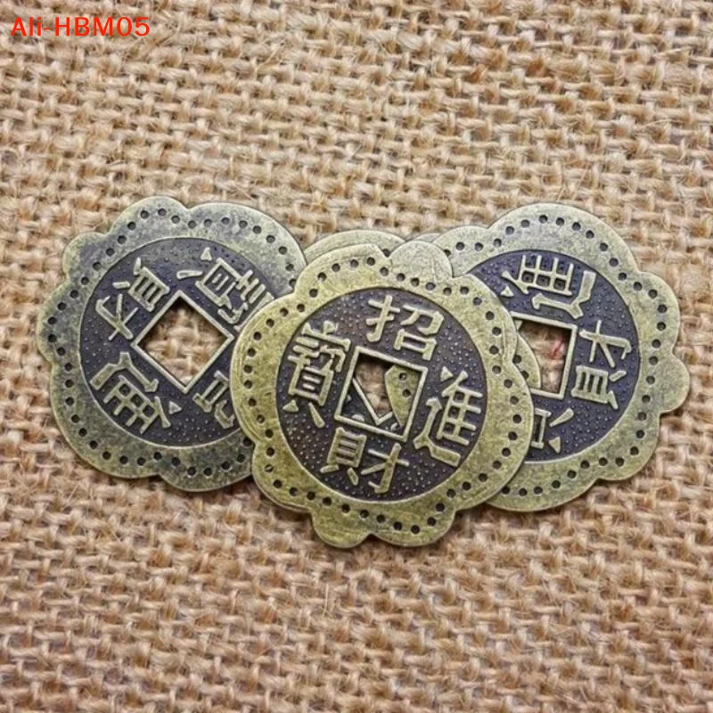 (HB05) 5/10/20 pièces Pièces de monnaie en forme de fleur de prunier, Pièces de Feng Shui chinoises, Porte-bonheur de la richesse, Pièces anciennes, Protection de la prospérité, Bonne fortune