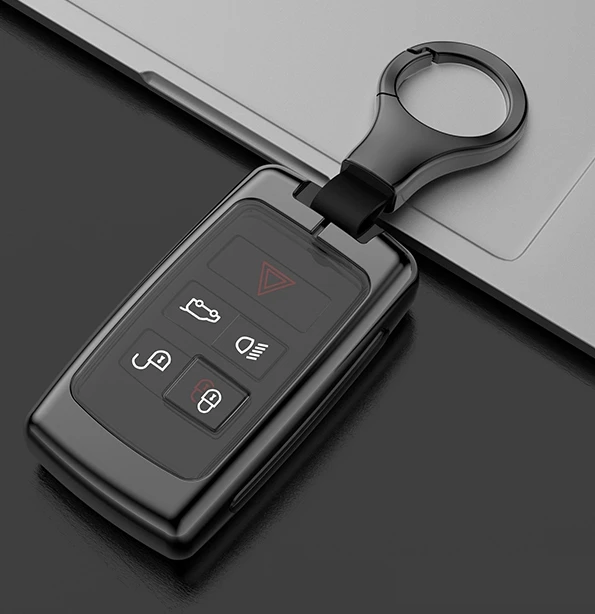 Car Zinc Alloy TPU Key Case Cover Holder For Land Rover Range Rover Discovery 5 Sport For JAGUAR XE XF XJ F PACE Accessories