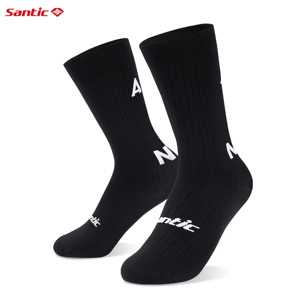 Santic Cycling Socks Professional MTB Bike Outdoor Sports Socks Free  Size Four Seasons Breathable Comfortable Reflective Unisex