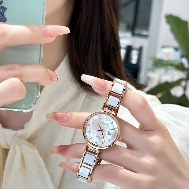 Женский стиль Роскошная нишевая Мода темперамент Улучшенный чувство студенческий Календарь Водонепроницаемый известный бренд оригинальный подарок на день рождения