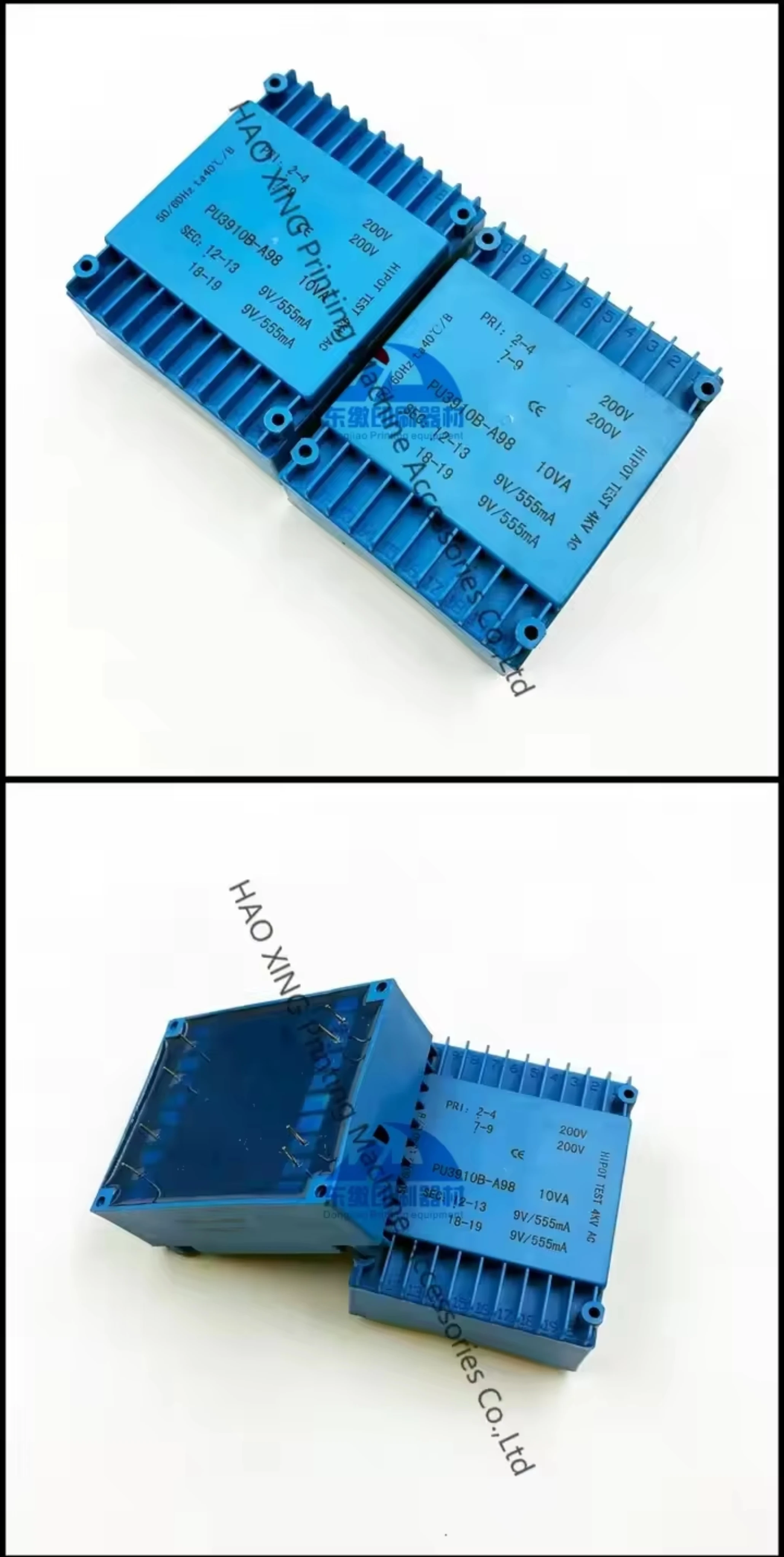 

1 шт., высококачественные запасные части для офсетной печатной машины KLM4, плата синего трансформатора PU3910B 10 ВА 200 В PU3910B