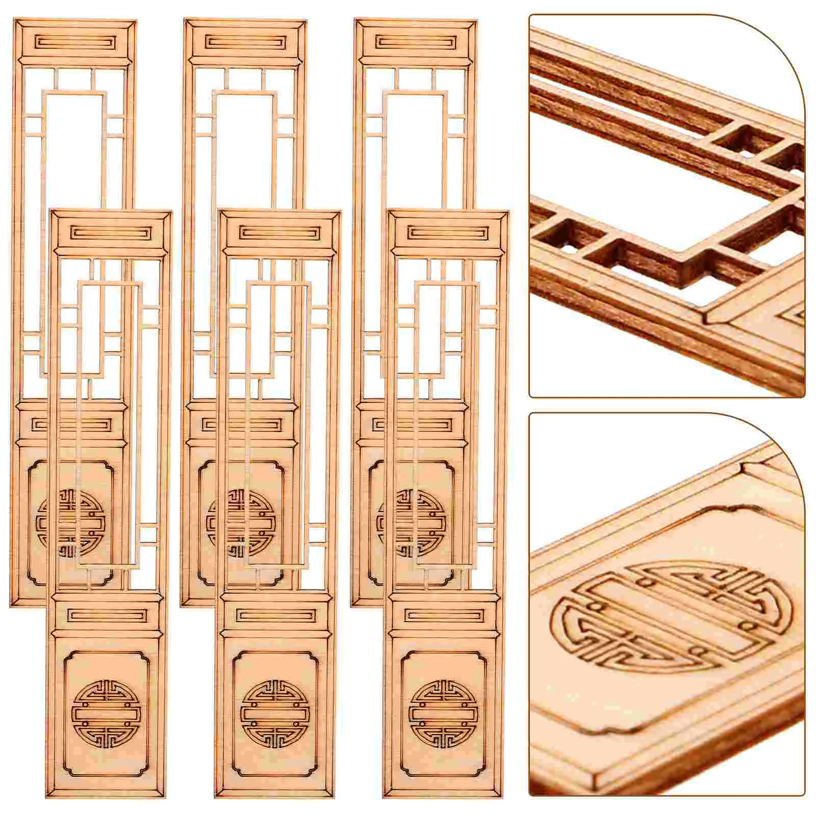 6 Pcs Screen Model Accessories for Photography Props Decor Miniature Desktop House