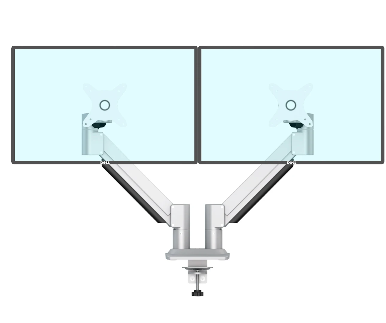 Double Monitor Risers Monitor Arm Stand