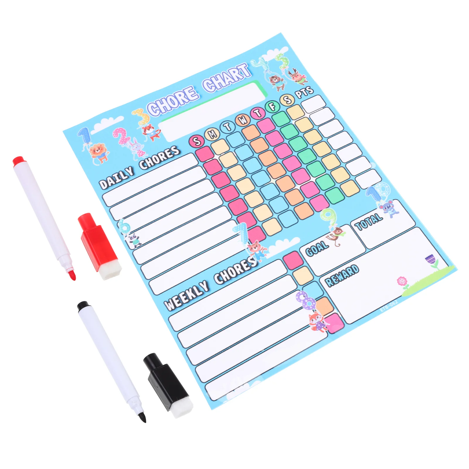 Chart Chore Magnetic Kids Reward Behavior For Dry Erase Fridge Calendar Board Charts Weekly Responsibility Chores Sticker