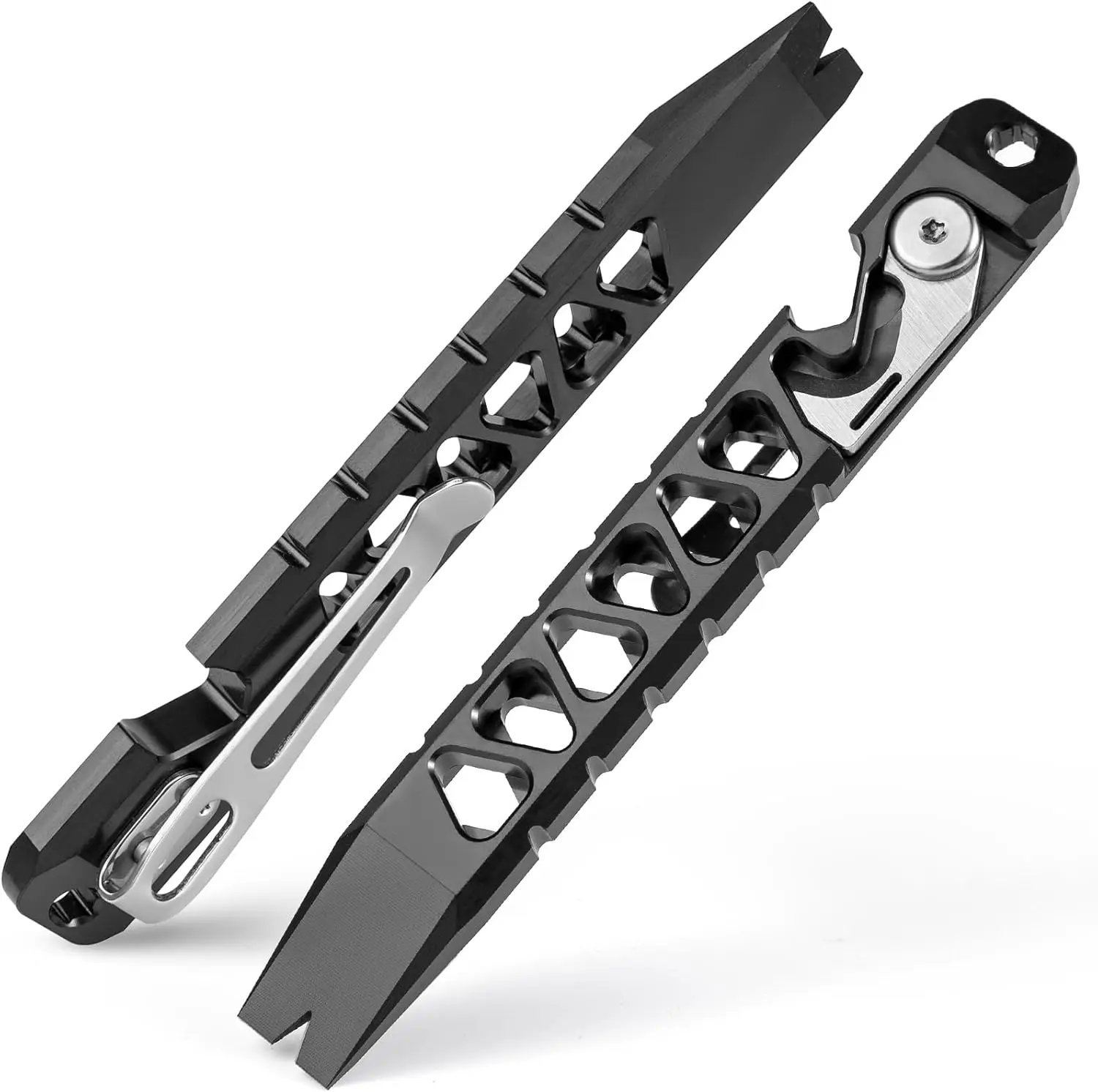 Titanium EDC Pry Bar,Keychain Pry Bar Multitool With Bottle Opener, Pocket Small Crowbar for Men Outdoor,EDC Pocket Mul-tool
