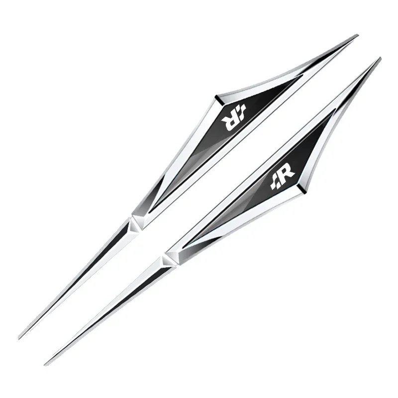 2pcs 3d alloy car stickers car accsesories for Volkswagen vw r Racing rline Passat golf 3 4 5 6 7 mk4 mk5 mk7 Tiguan Touareg
